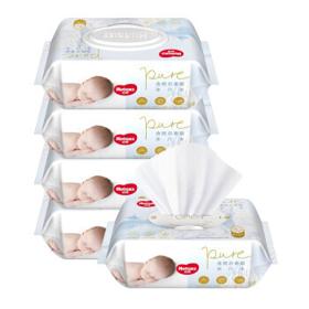 HUGGIES 好奇 超·纯水系列 婴儿湿巾 80抽*5包