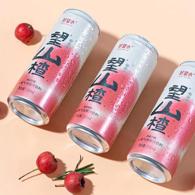 望山楂果汁饮料铝罐装6罐