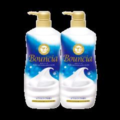 日本原产资生堂旗下牛牌 Cow 牛乳石碱bouncia美肤沐浴 500ml*2瓶 98元预售价