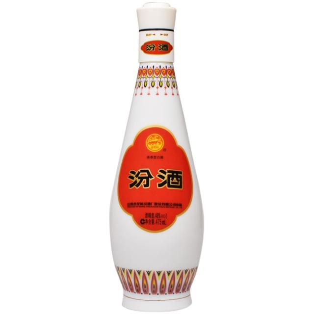 汾酒 乳玻汾酒 琵琶汾 48%vol 清香型白酒 475ml*2瓶