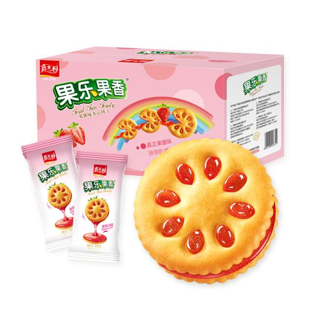 嘉士利 果乐果香夹心饼干1kg