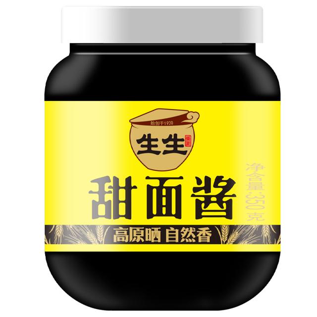 生生酱园 甜面酱 350g*2瓶 
