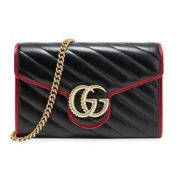 古驰（GUCCI） 女士牛皮链条包 573807 0OLFX 8277 黑色
