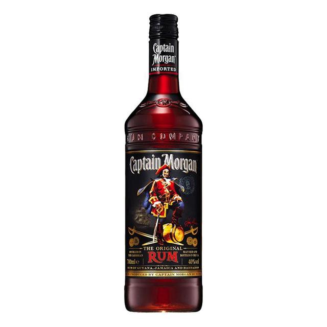 captainmorgan摩根船长黑朗姆酒captainmorgan进口洋酒鸡尾酒基酒烘焙