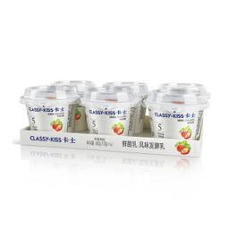 PLUS会员：卡士 草莓果粒鲜酪乳 100g*6杯