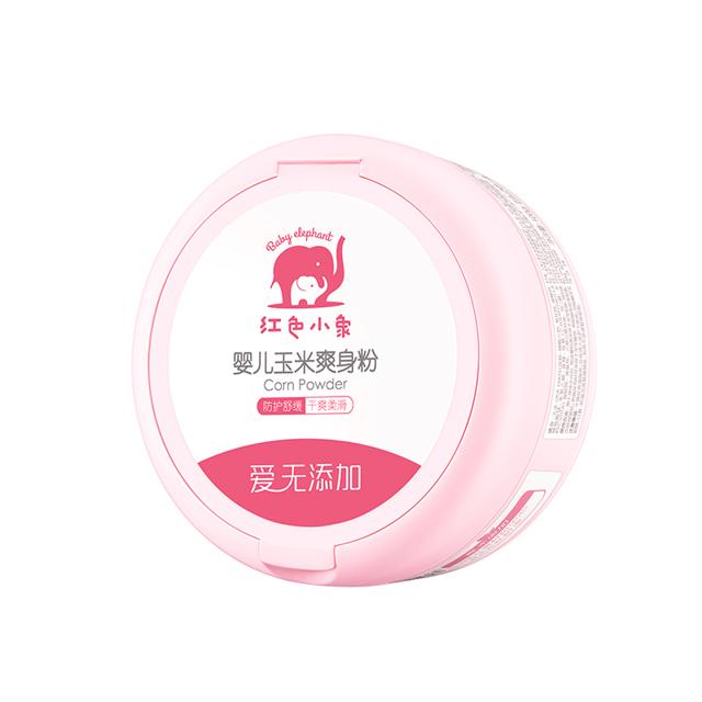 红色小象 婴儿玉米爽身粉 120g