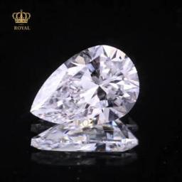 ROYAL 皇朝家私 珠宝2.0CT水滴型钻石裸钻 D VVS1 EX VG M 可定制镶嵌求婚结婚订婚钻戒婚戒 2.0CT水滴型钻石裸钻
