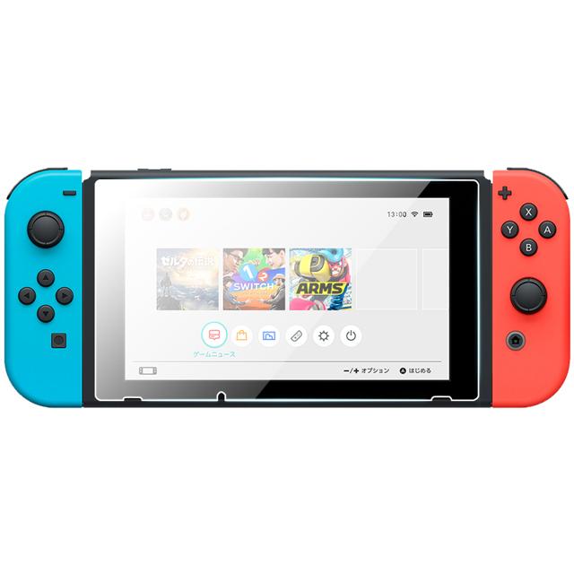 鑫喆 任天堂switch钢化膜ns全屏覆盖贴膜switchlite游戏机屏幕高清保护膜蓝光抗指纹磨砂防爆钢化玻璃膜oled配件