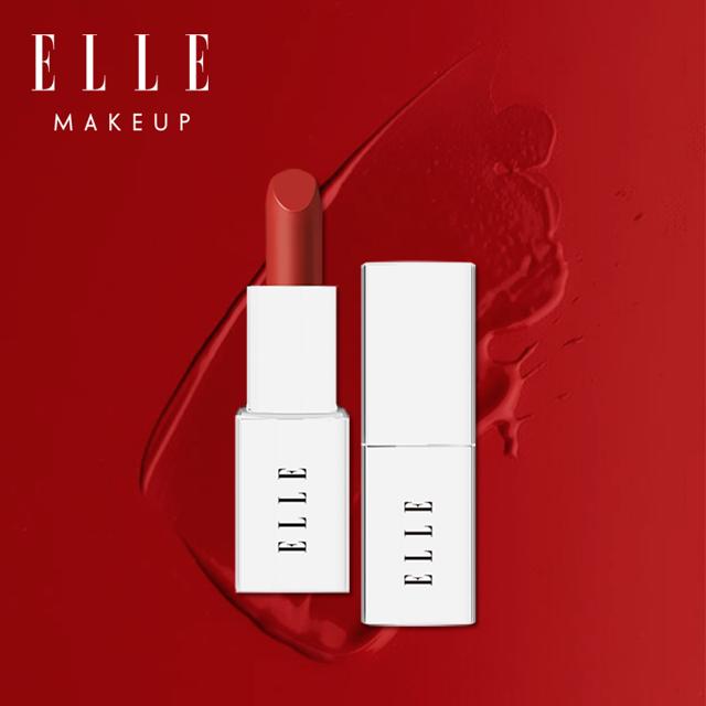 ELLE 她 焦点哑光唇膏迷你装303红棕色362砖红色1.4g