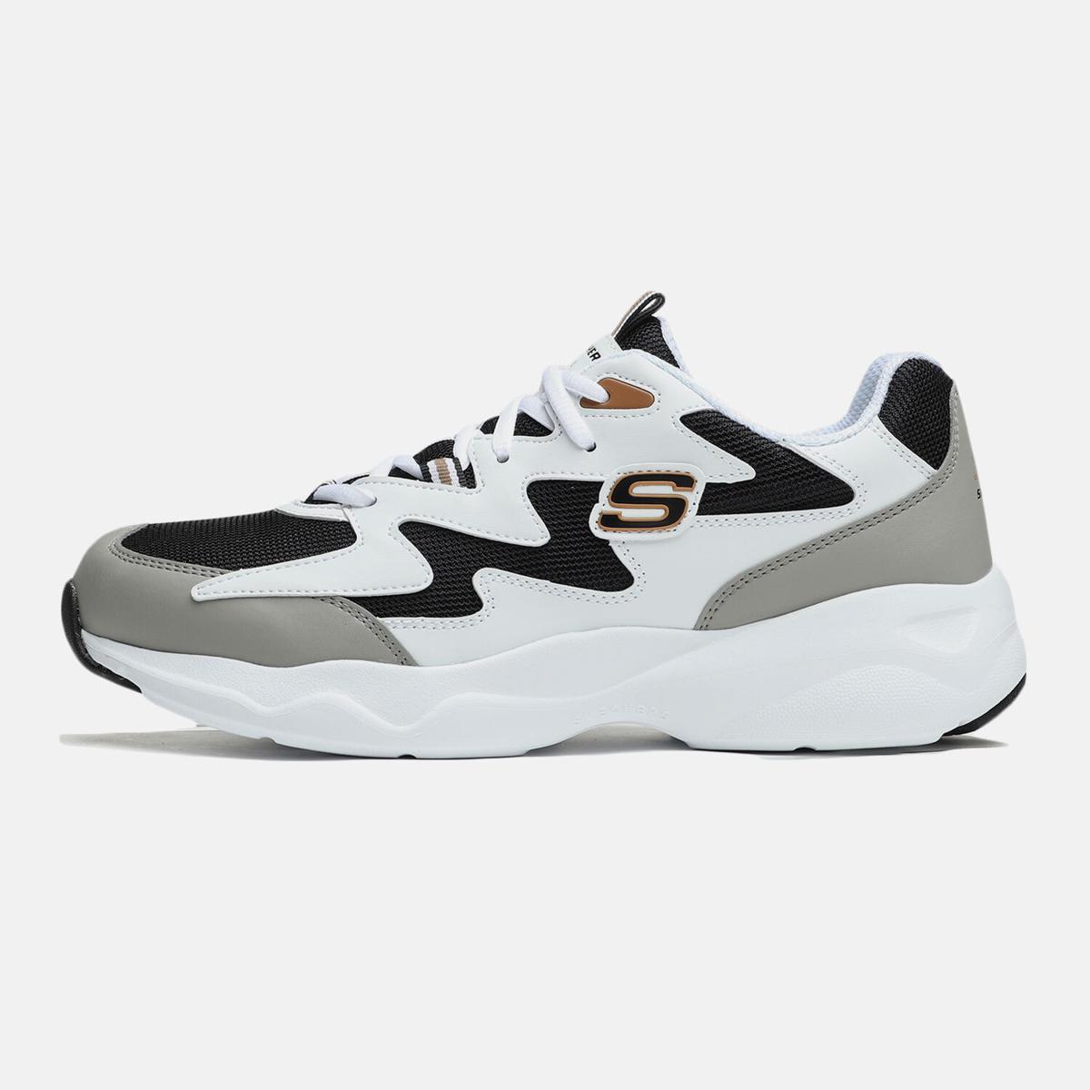 斯凯奇（SKECHERS） 男鞋休闲鞋Dlites时尚拼接撞色熊猫运动鞋999090 