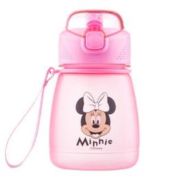 迪士尼（Disney） HM3267 儿童吸管塑料水杯 粉色米妮 390ml