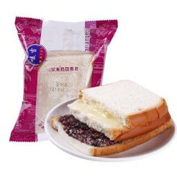 小养 紫米面包 原味 500g 