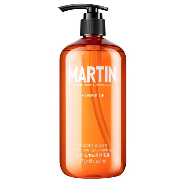 MARTIN 马丁 男士洁净滋养清爽控油沐浴露1000ml古龙香氛 赠50ml沐浴露旅行装