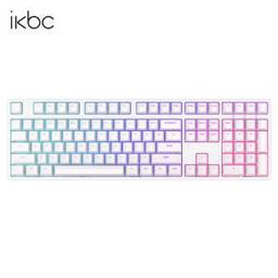 ikbc F410 108键 有线机械键盘 白色 Cherry红轴 RGB