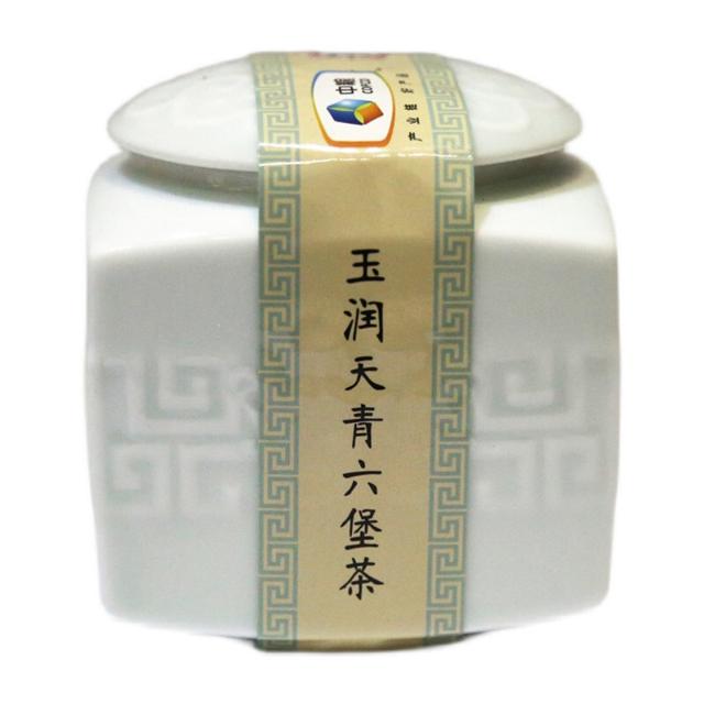 Chinatea 中茶 中粮中茶梧州六堡茶黑茶玉润天青特级散茶瓷罐装70g 2005年陈化