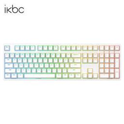 ikbc F410 108键 有线机械键盘 白色 Cherry红轴 RGB 