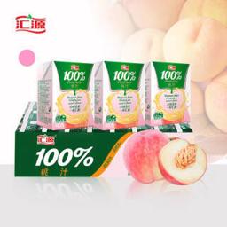 汇源 桃汁 200ml*24盒 果汁饮料 整箱
