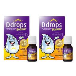 Ddrops 儿童维生素D3滴剂 2.8ml 1600IU *2瓶*2件