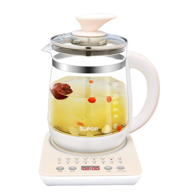 苏泊尔（SUPOR） 养生壶家用玻璃电煮茶壶全自动加厚煮茶器多功能养身烧水壶