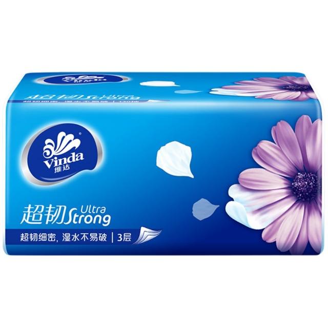 维达（Vinda） 纸巾抽纸整箱大包家用实惠装餐巾纸卫生纸面巾纸抽面纸擦手纸