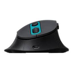 山业（SANWA SUPPLY） 人体工学无线双模鼠标 Type-c/USB双接收器 轻音按键 蓝光LED GMADBT9 蓝牙无线双模 低位款 