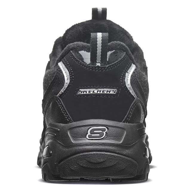 斯凯奇（SKECHERS） Skechers斯凯奇加绒女鞋2021年新款冬季保暖棉鞋熊猫鞋绒里老爹鞋 
