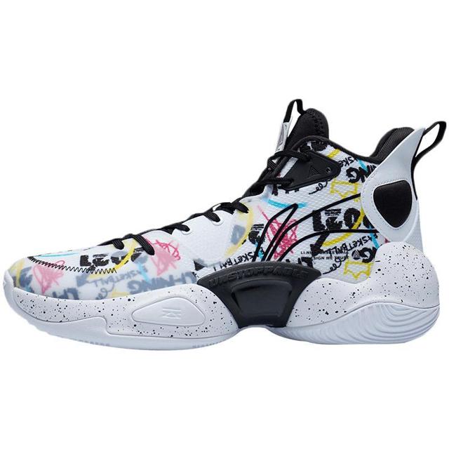 李宁（LI-NING） 空袭7高帮篮球鞋男鞋2021冬季新款减震回弹男鞋子专业运动鞋