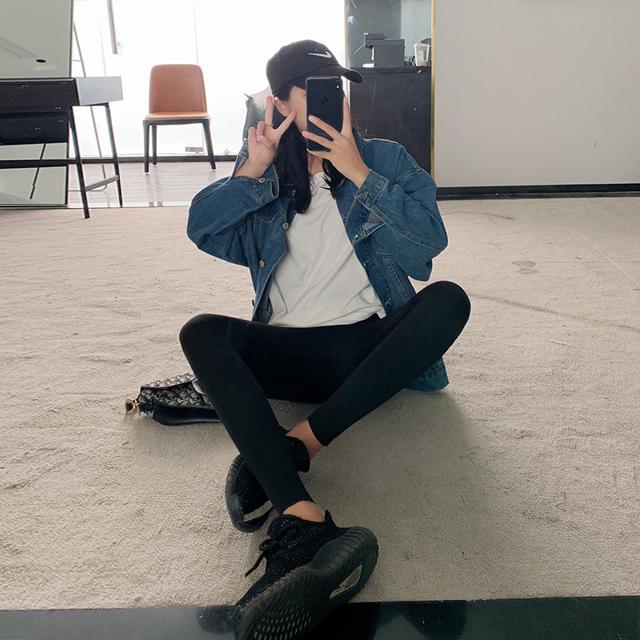 比丽福 提臀收腹打底黑科技鲨鱼裤