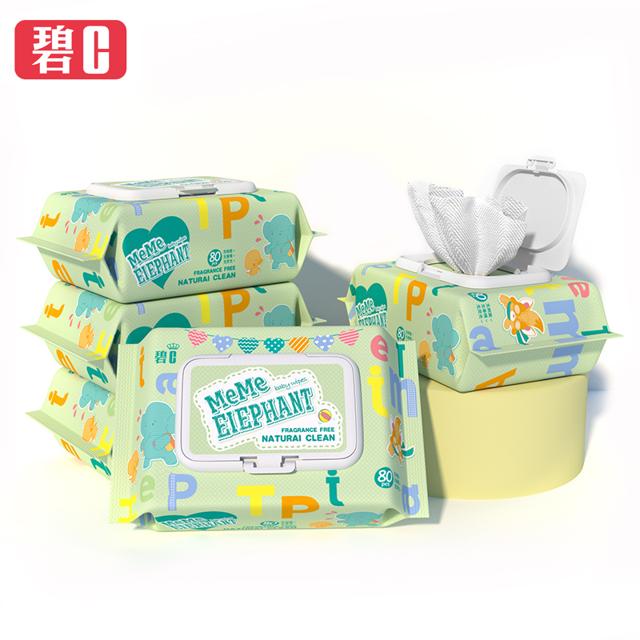 碧C 宝宝湿巾80抽*5包
