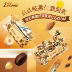 金帝 纯可可脂果仁夹心豆麦丽素 160g/盒