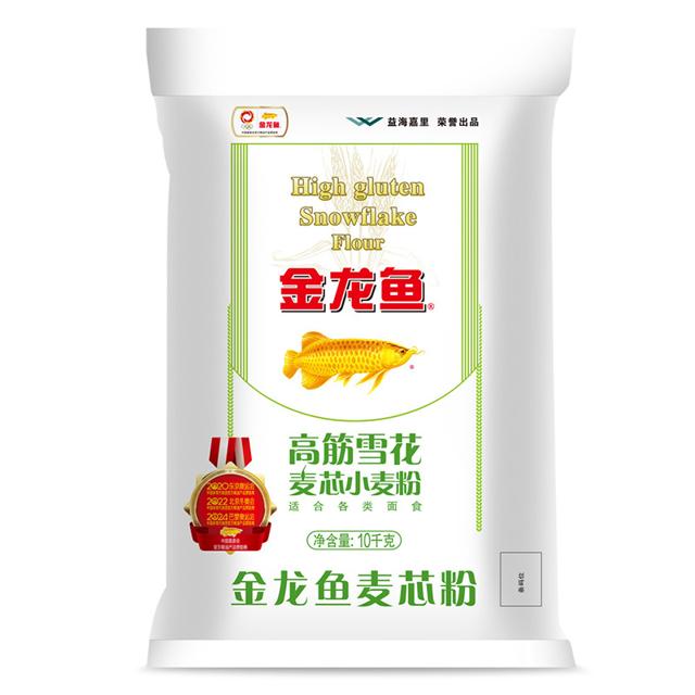 88VIP：金龙鱼 高筋雪花 麦芯小麦粉 10kg