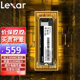 雷克沙（Lexar） NM610 M.2 NVMe 固态硬盘 1TB+散热片