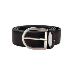 MONTBLANC 万宝龙 墨韵灰色自由裁剪针扣商务皮带 118414 