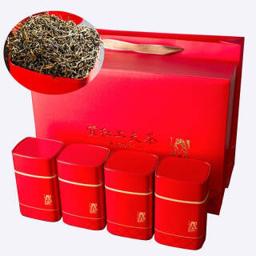 简小禾 高山茶叶 毛尖红茶200g*2罐实惠礼盒装 
