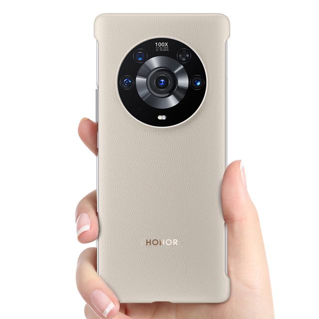 HONOR 荣耀 Magic3/Magic3 Pro PU保护壳仅适用于亮黑色和釉白色机型
