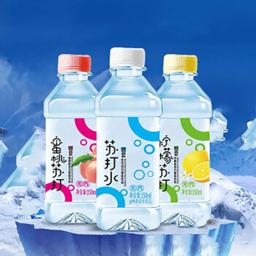 苏打水饮料 无糖无汽弱碱性水 350ml*12 
