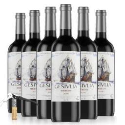 Gesivlia 歌思维亚 古船歌思维亚葡萄酒750ml*6支装 