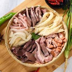 嗨胃 新鲜无肝牛肚牛肠肉筋牛肺牛杂 4斤 