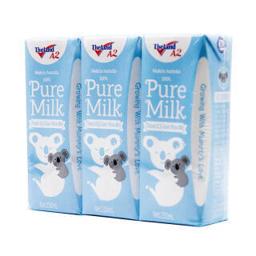 纽仕兰（Theland） 澳大利亚进口牛奶 纽仕兰 A2-β酪蛋白专注儿童成长全脂纯牛奶200ml*3蓝色礼盒含A2-β酪蛋白
