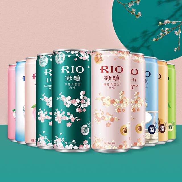 锐澳春季限定微醺樱花风味组合10罐装