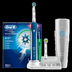 Oral-B 欧乐-B P4000 电动牙刷 天穹蓝 旅行盒+2刷头
