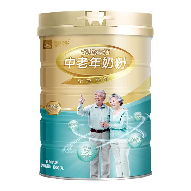 蒙牛高钙中老年奶粉800g
