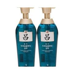 韩国原装进口 Ryo绿吕 舒盈清润控油无硅油洗发水 500ml*2瓶