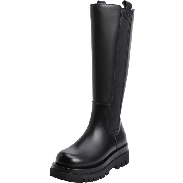 SENDA 森达 2020冬季新品时尚欧美潮流街拍休闲女长筒靴Z9006DG0 
