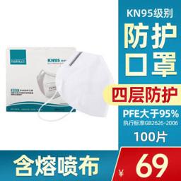 LA NOUVELLE FAMILLE 新世家族 KN95口罩 100只 