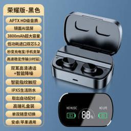 京东PLUS会员：IPHOX 爱福克斯 蓝牙耳机 进口双芯+数显+触控 