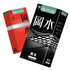 日本进口 冈本 无感透薄安全套 19只