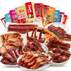 中德合资 萨啦咪 烤制肉类组合零食 6-9小包