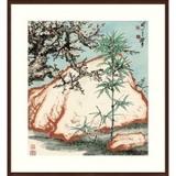 Artron 雅昌 关山月 风景国画水墨画《三清图》142×116cm 宣纸 茶褐色