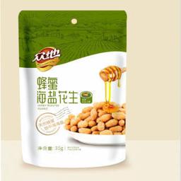 京东PLUS会员：众地 蜂蜜海盐花生 35g